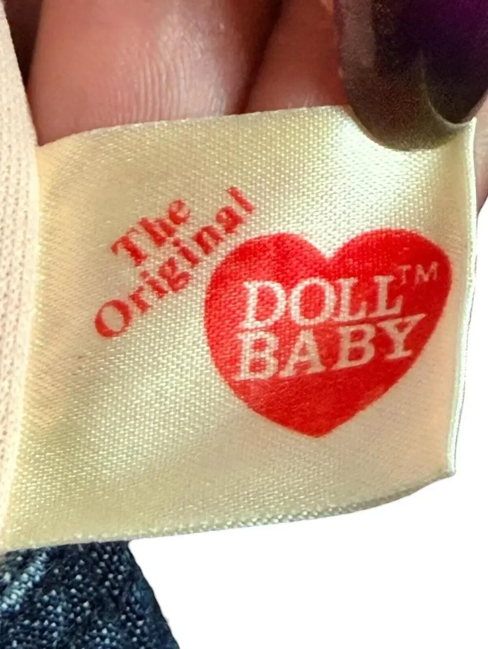 Vintage 1984 Original Doll Baby Martha Nelson Thomas Fibre Craft